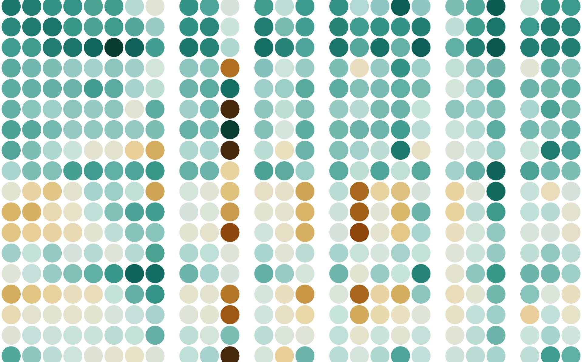 graphe de points de toutes les couleurs