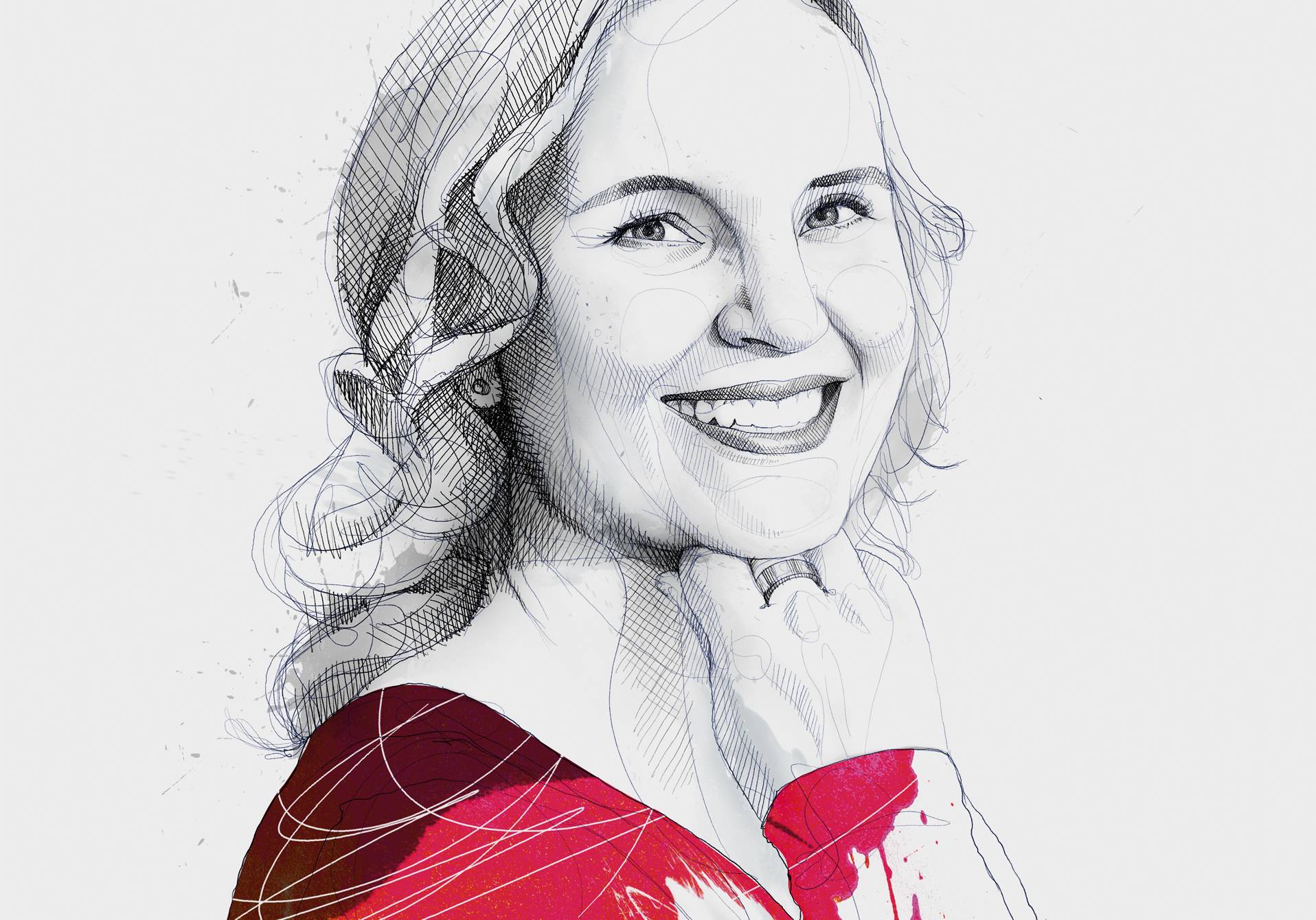 Portrait de la chercheuse Elina Sillanpää. Professeure à l’université de Jyväskylä,  en Finlande, elle étudie les interactions e
