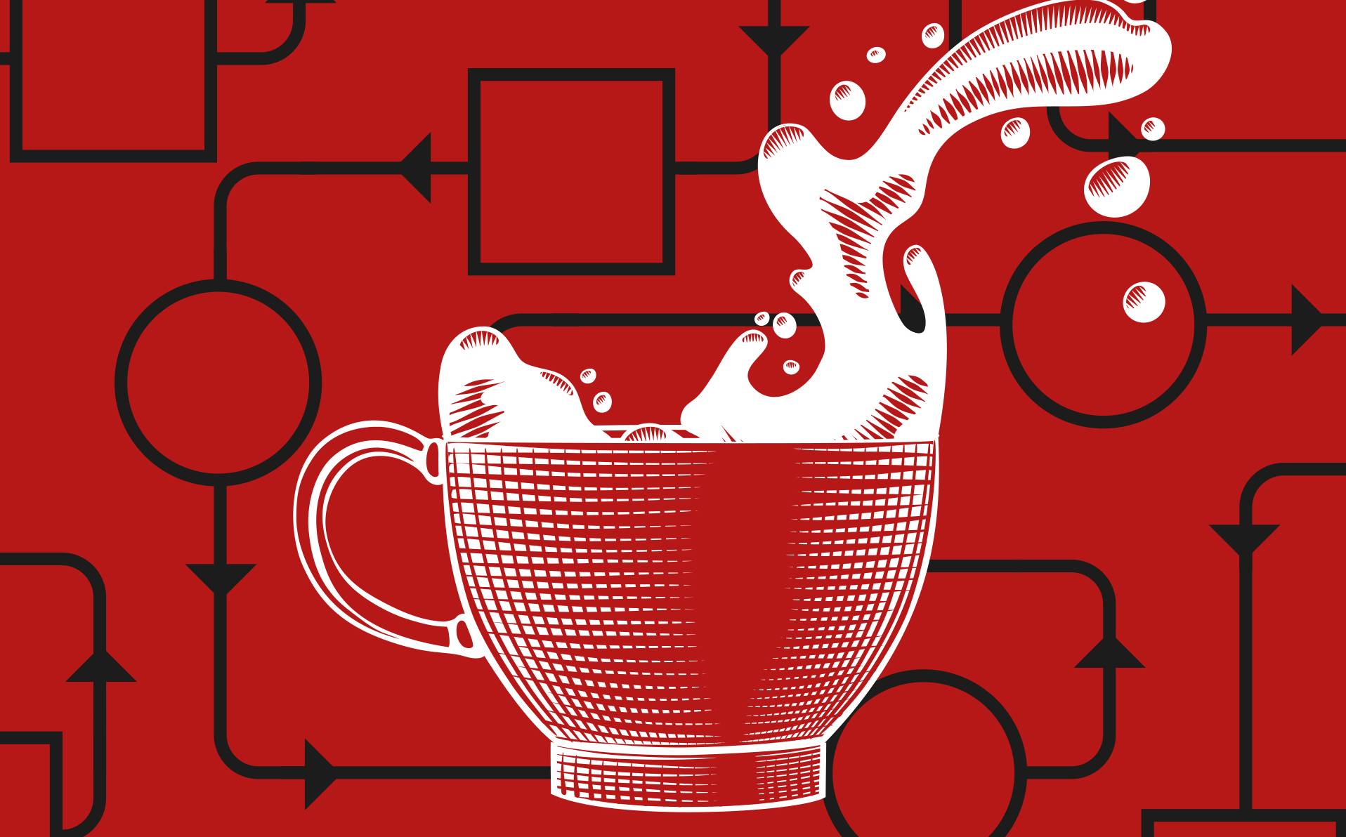 illustration du casse-tête du café publié dans le magazine scientifique d'actualité epsiloon