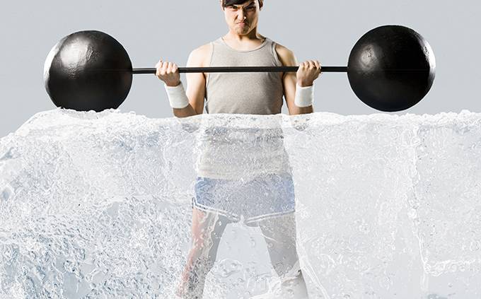 illustration de l'arnaque du froid pour les sportifs, illustration extraite du magazine scientifique d'actualité epsiloon