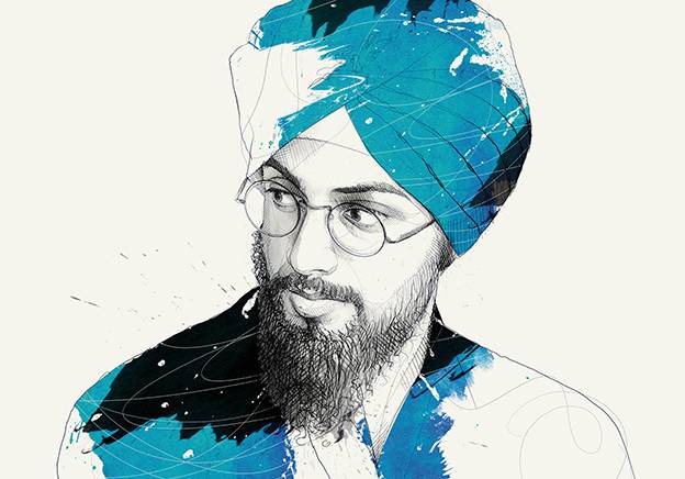 portrait de l'anthropologue Manvir Singh 