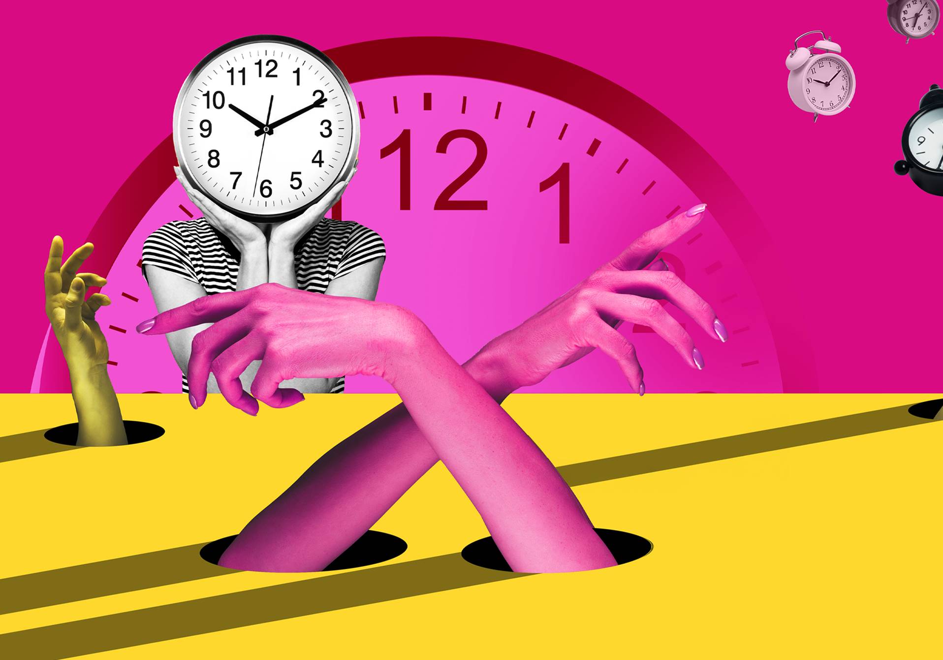 le casse-tête de notre horloge interne, double page extraite du hors-série 16 d'epsiloon