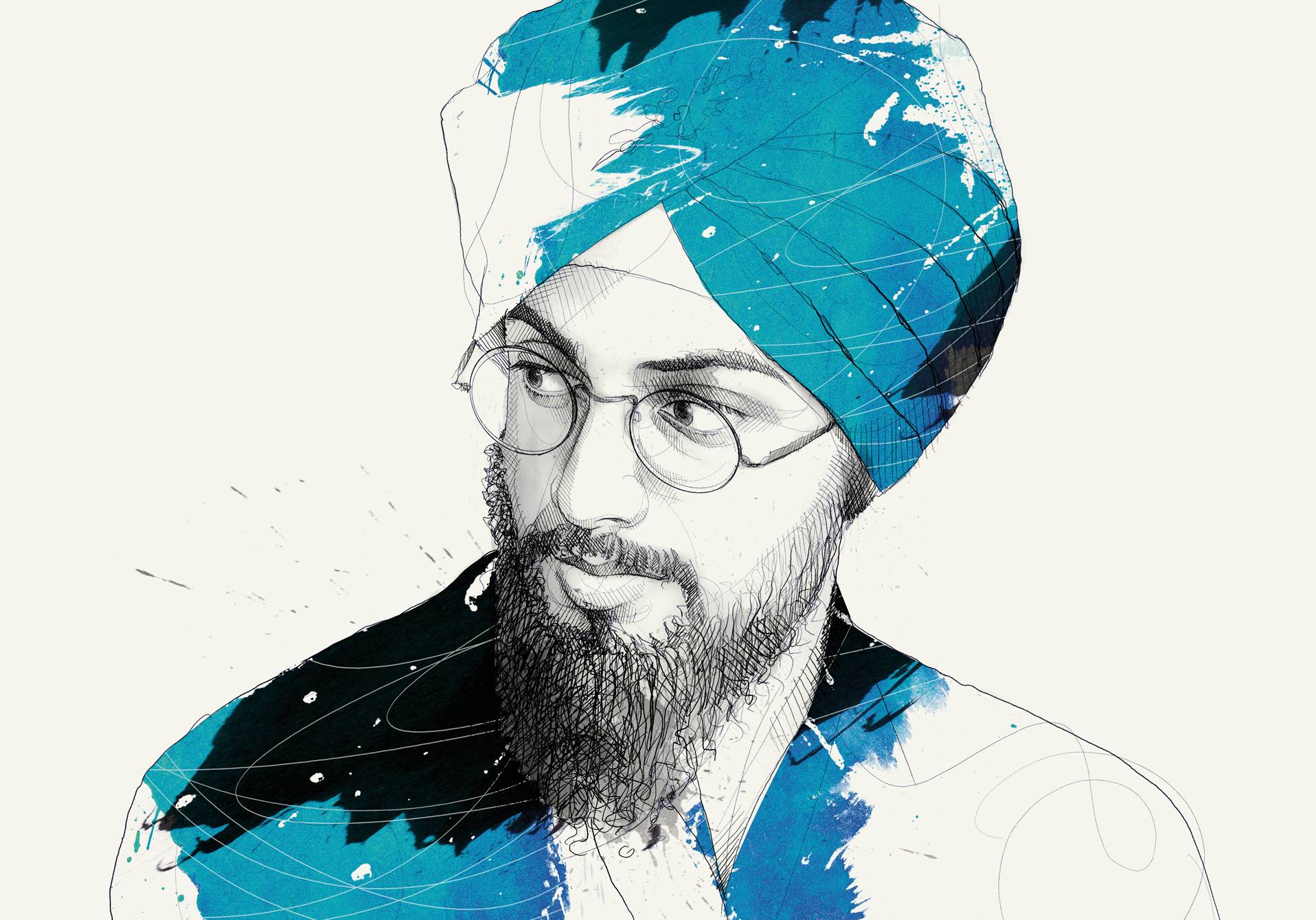 portrait de l'anthropologue Manvir Singh 