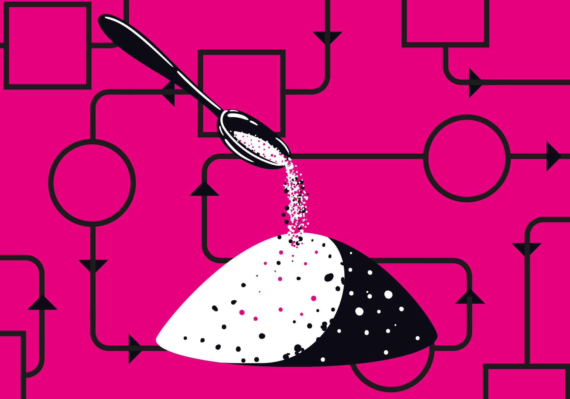 illustration casse-tête du sucre dans epsiloon, le magazine scientifique d'actualité