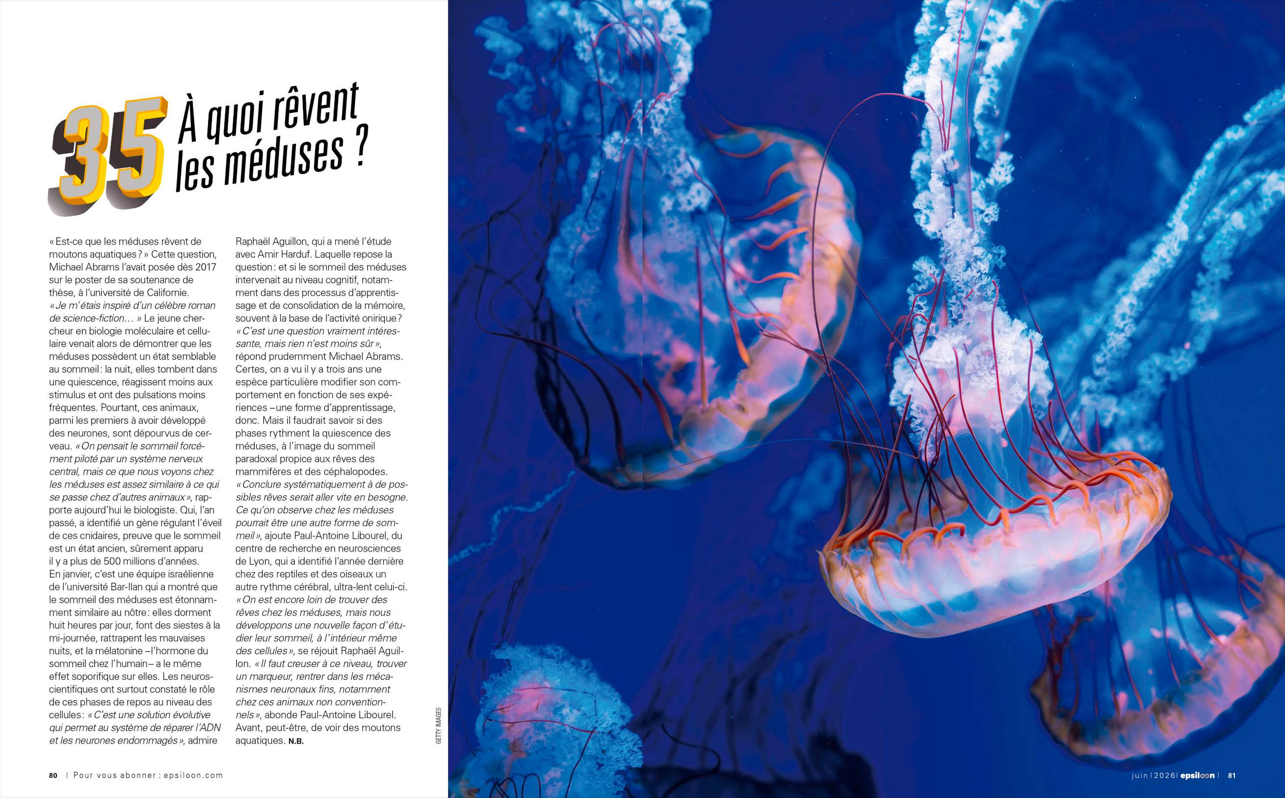 double-page du dossier spécial Epsiloon n°60