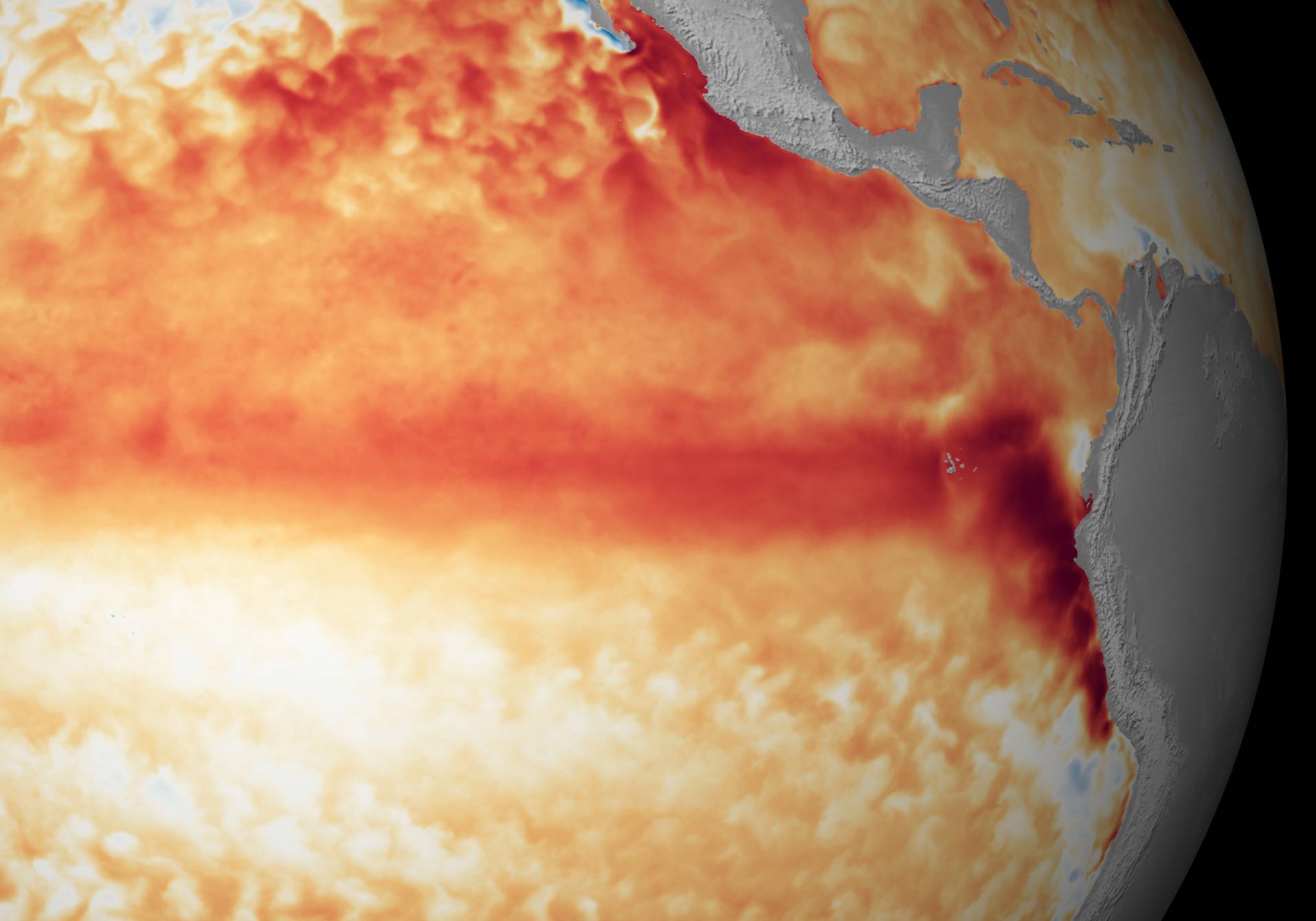 modélisation climatique du phénomène El Nino dans le Pacifique