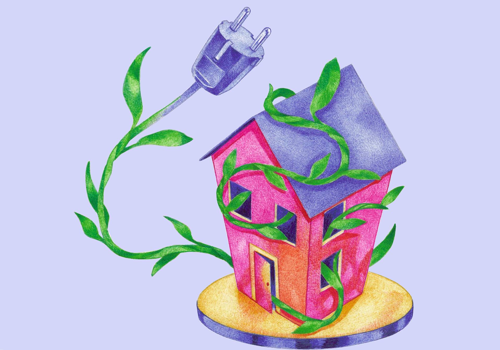 illustration de l'enquête sur les pompes à chaleur dans epsiloon, le magazine scientifique d'actualité