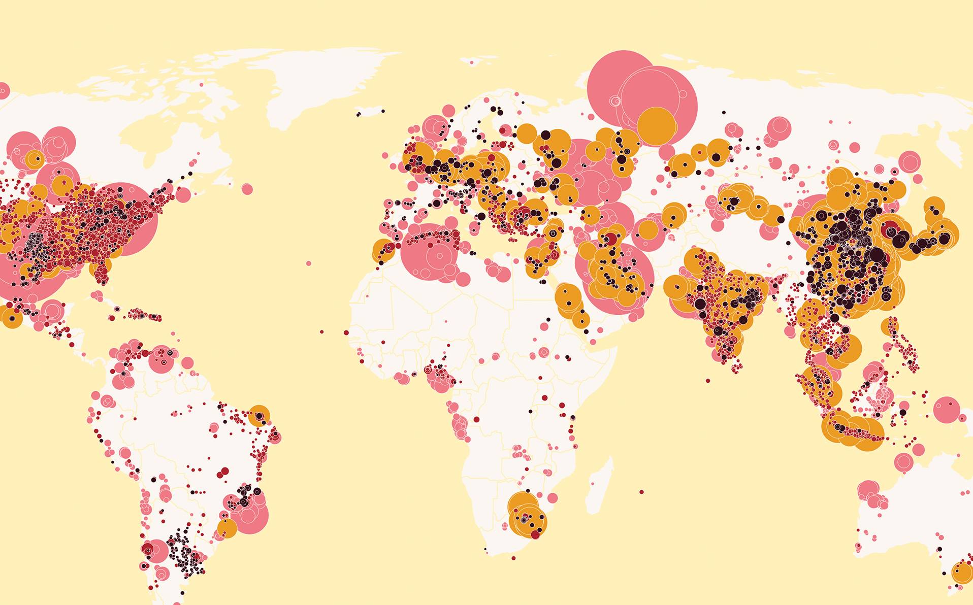 atlas des sources de réchauffement