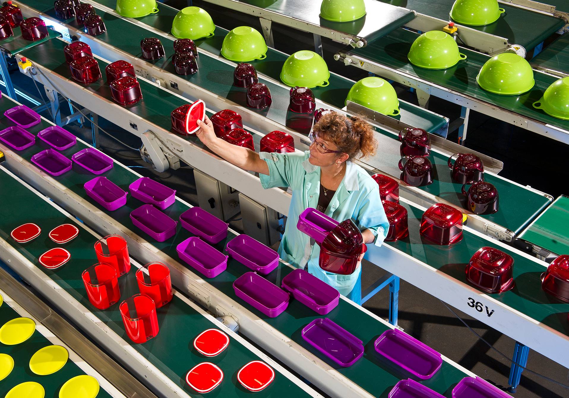 usine de production de produits en plastique