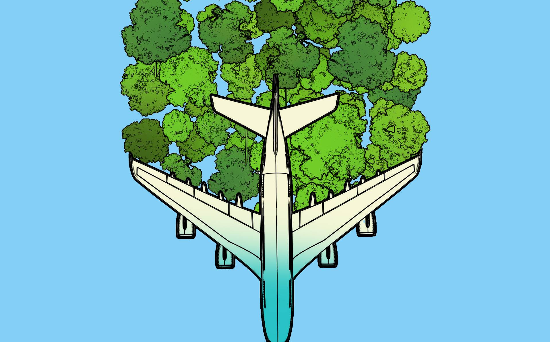 illustration de la question "L'avion peut-il devenir propre?"