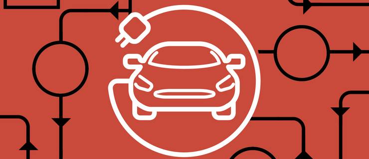 illustration du casse-tête de la voiture électrique