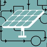 illustration du casse-tête du photovoltaïque