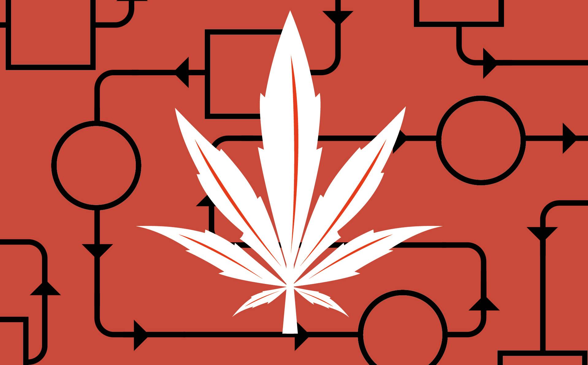 illustration du casse-tête du cannabis