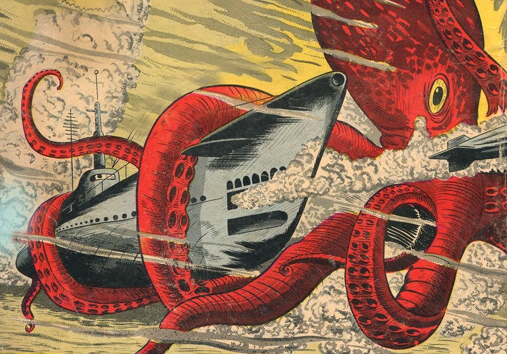 illustration d'un poulpe fantastique