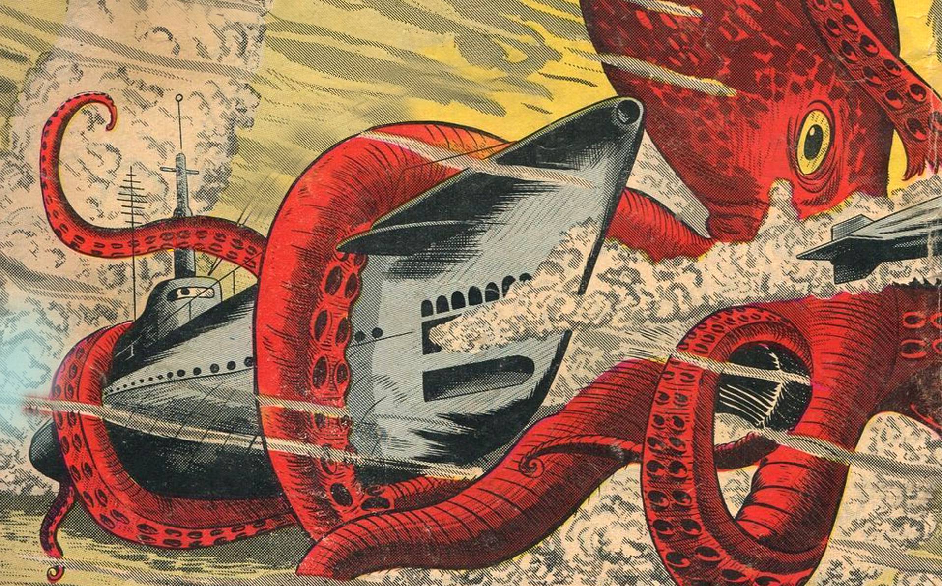 illustration d'un poulpe fantastique