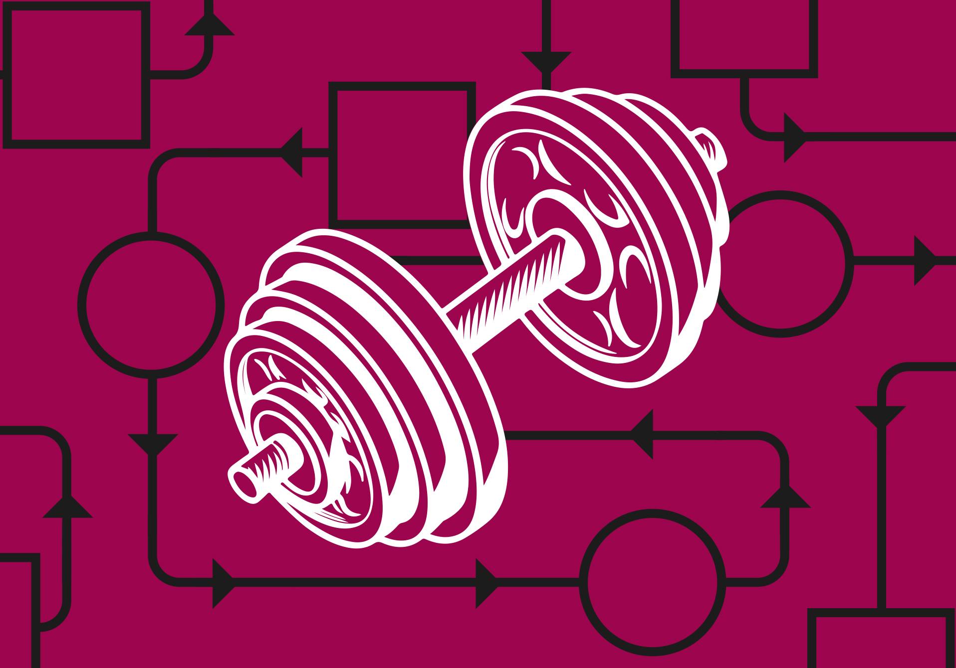 illustration du casse-tête de la musculation
