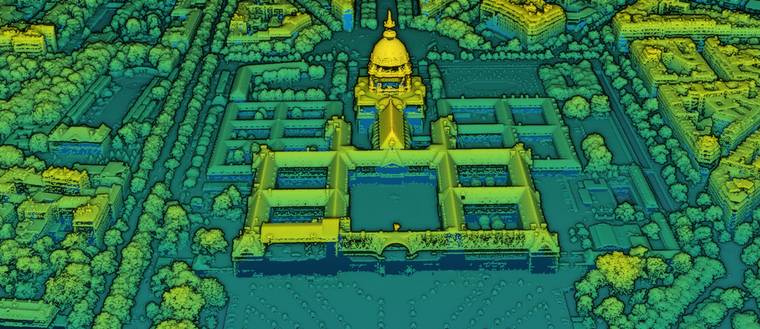 image Lidar de Paris
