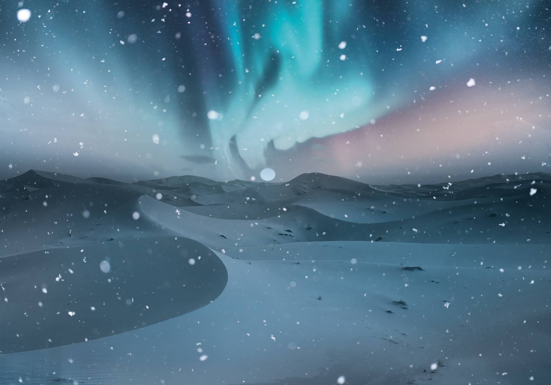 illustration d'un paysage fictif datant d'il y a 41000 ans
