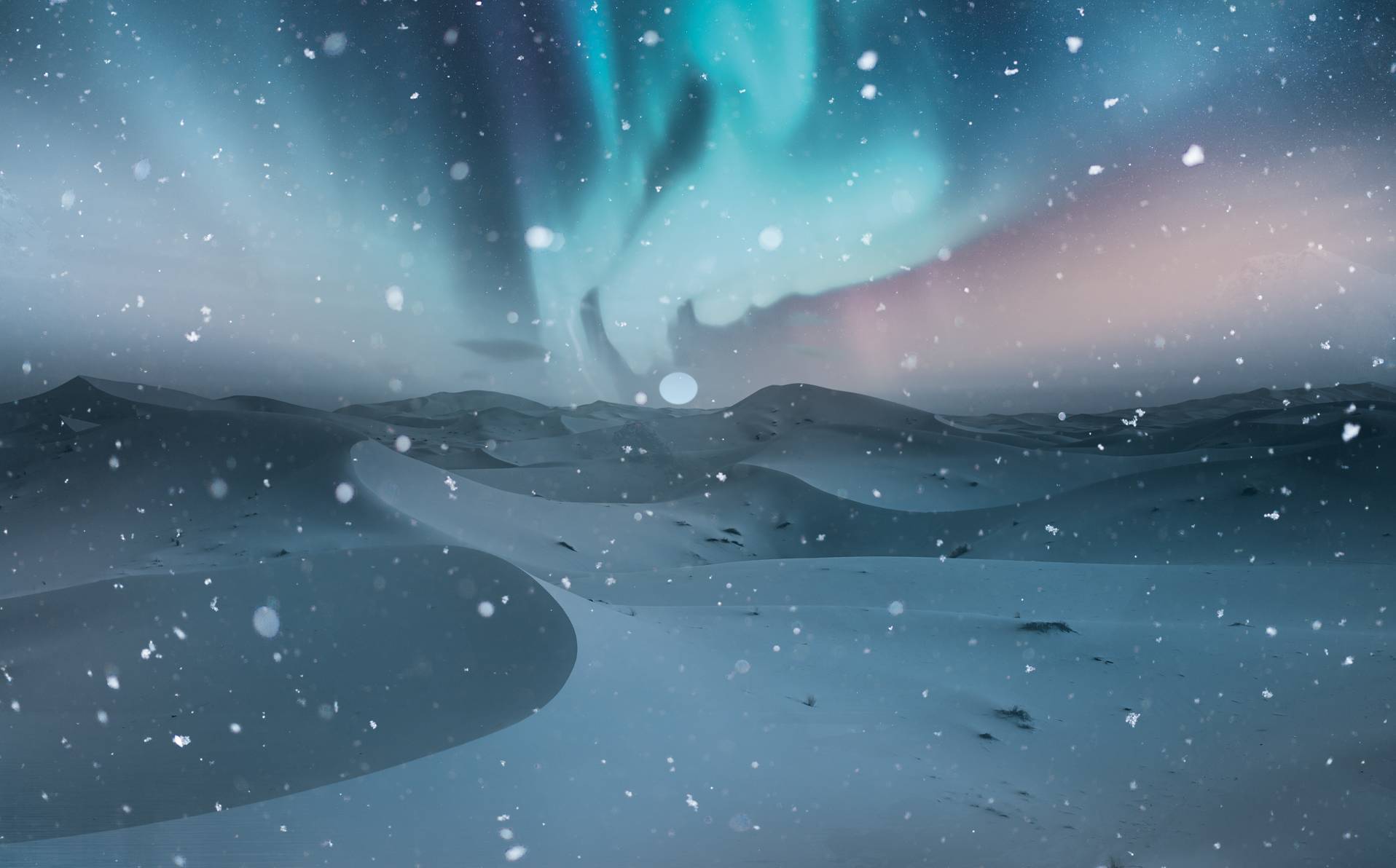 illustration d'un paysage fictif datant d'il y a 41000 ans
