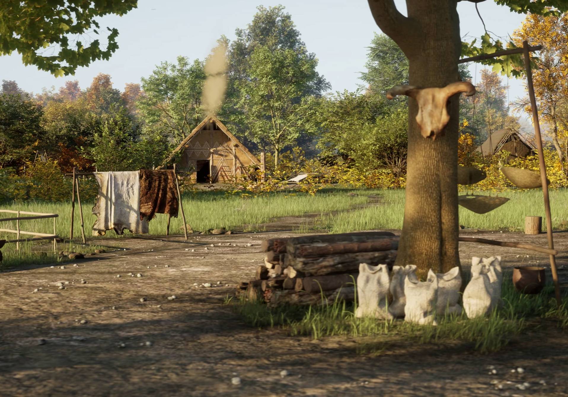 reconstitution d'un village de rubanés