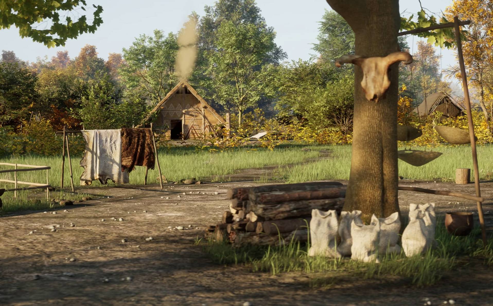 reconstitution d'un village de rubanés