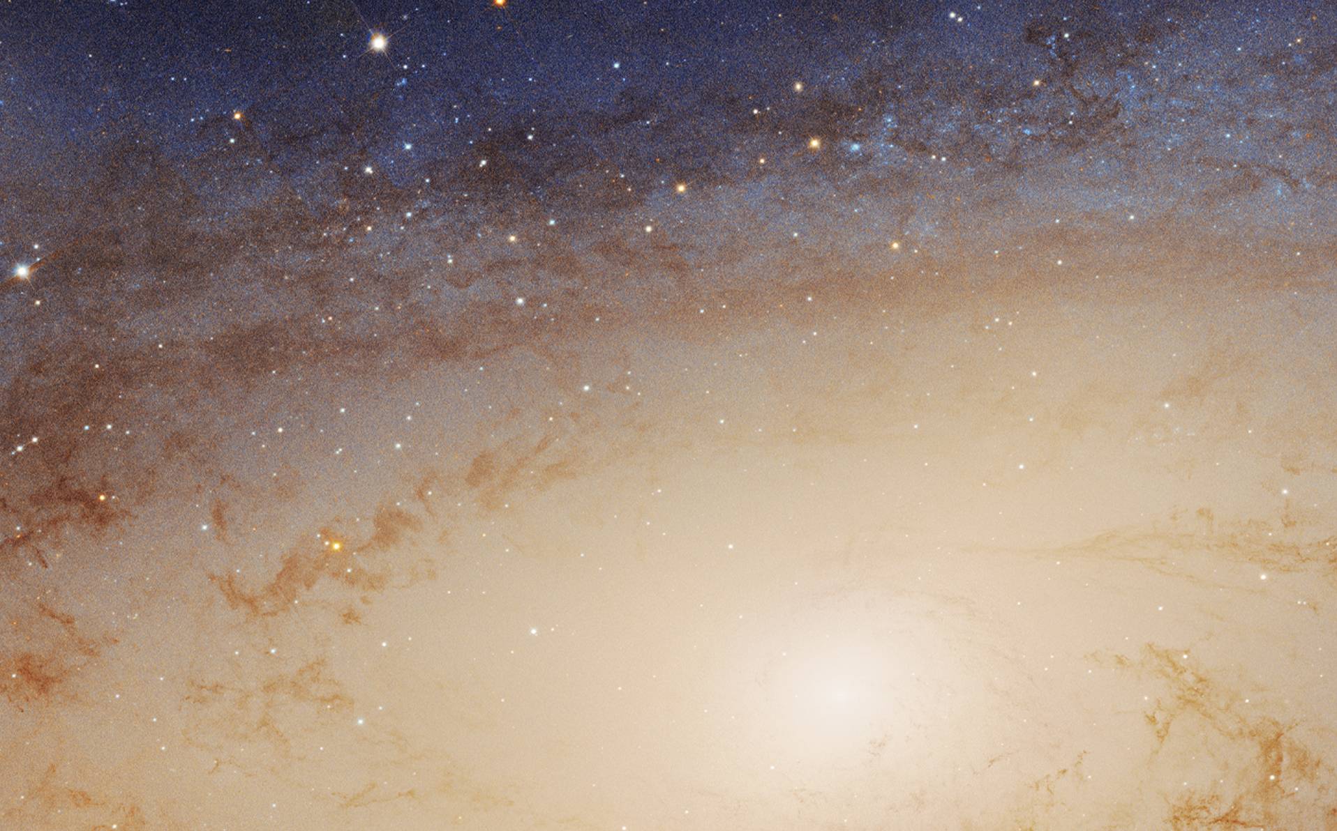 galaxie Andromède prise en photo par Hubble