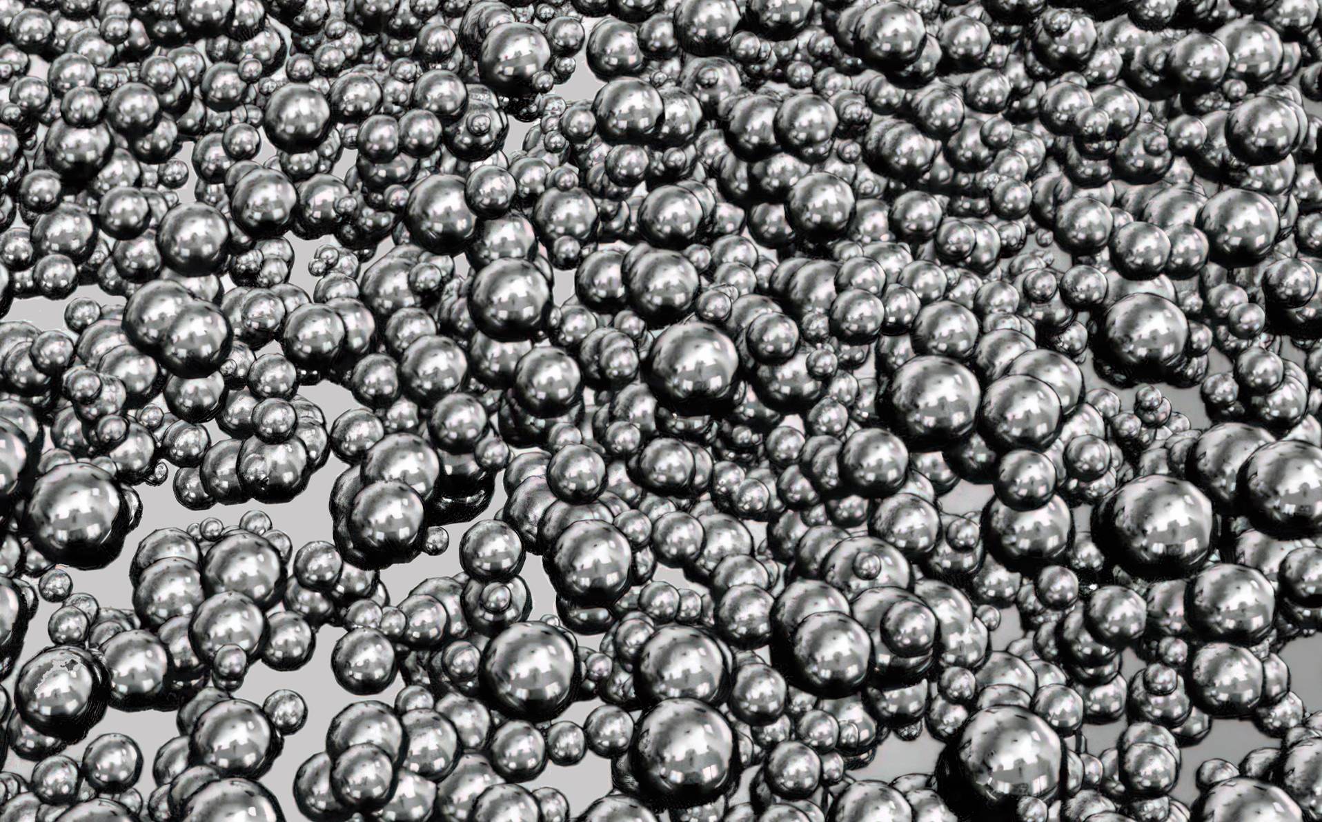 billes de métal amorphe